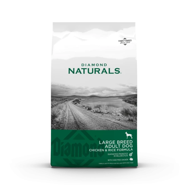 Diamond Naturals Large Breed Adult Dry Dog Food Lamb Meal and Rice Formula